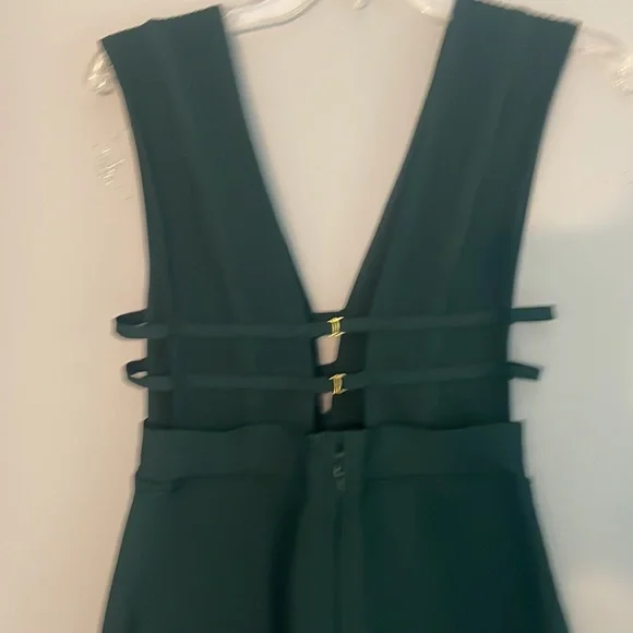 Women 'Sexy Deep V Plunge Sleeveless Cut Out Bodycon Bandage Dress - Picture 7 of 9